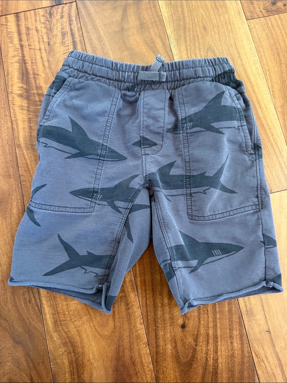 Tea Collection Gray Shark Print Shorts